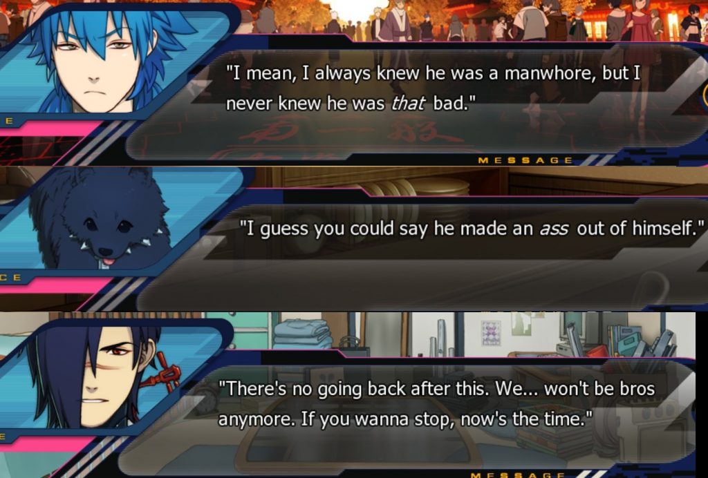 does the original dmmd game has sex scenes