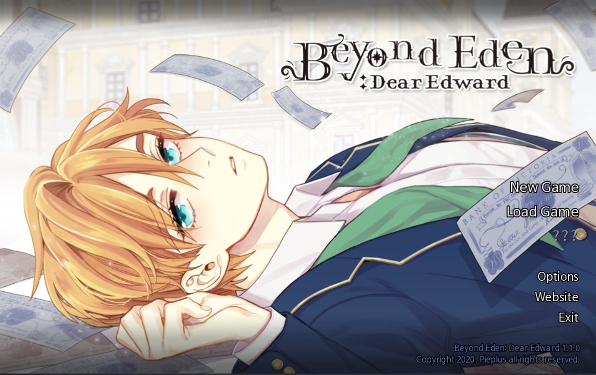Beyond eden dear edward